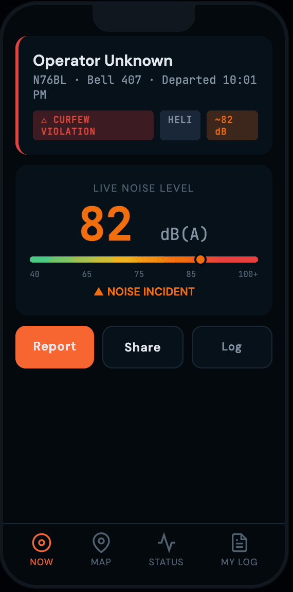 NoiseWatch Mobile App